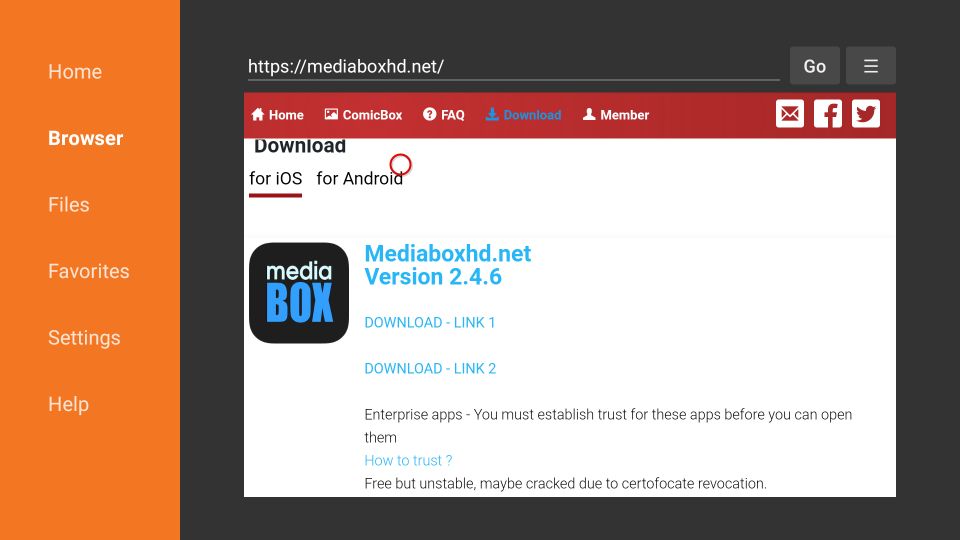 mediabox hd apk for kindle tablet