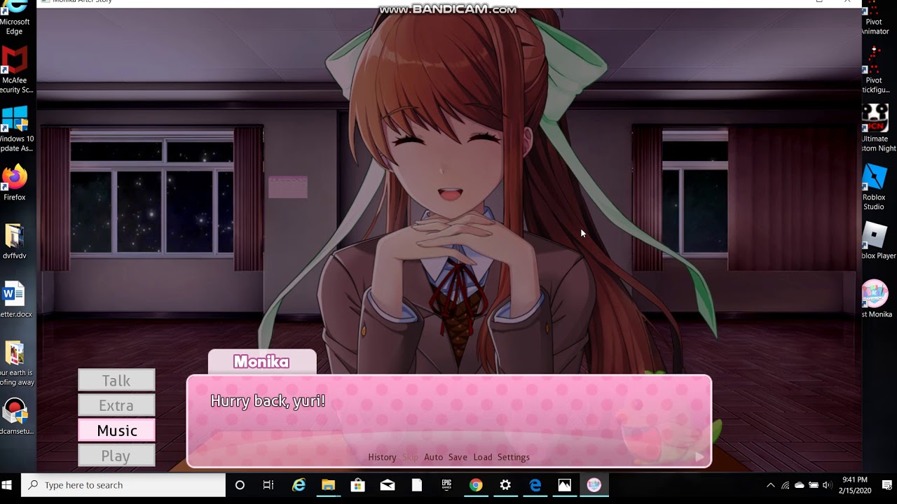 monika after story easter eggs